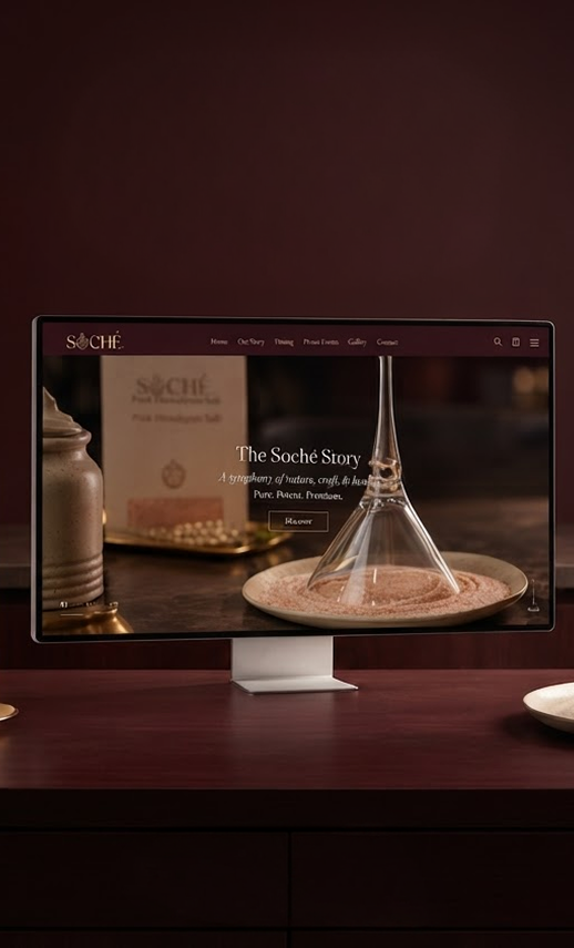 new home page 3 Soche project screenshot
